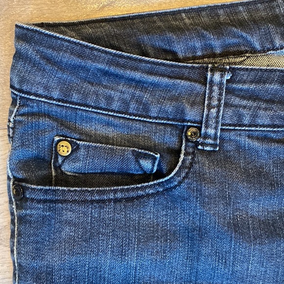 Mavi Straight-leg Stretch Dark Denim Jeans size 30 - Picture 3 of 6